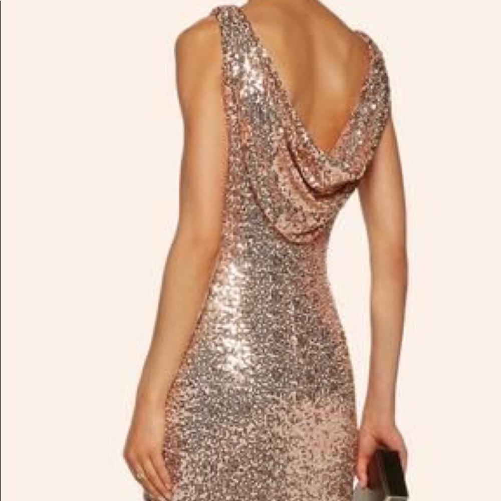 Rose gold dress
